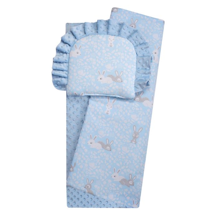 Kahepoolne tekk ja padi komplekt "Bunnies" 