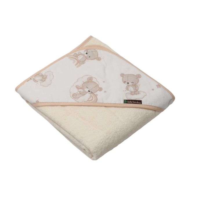 Kapuutsiga rätik 100x100 cm "Baby bamboo" Teddy