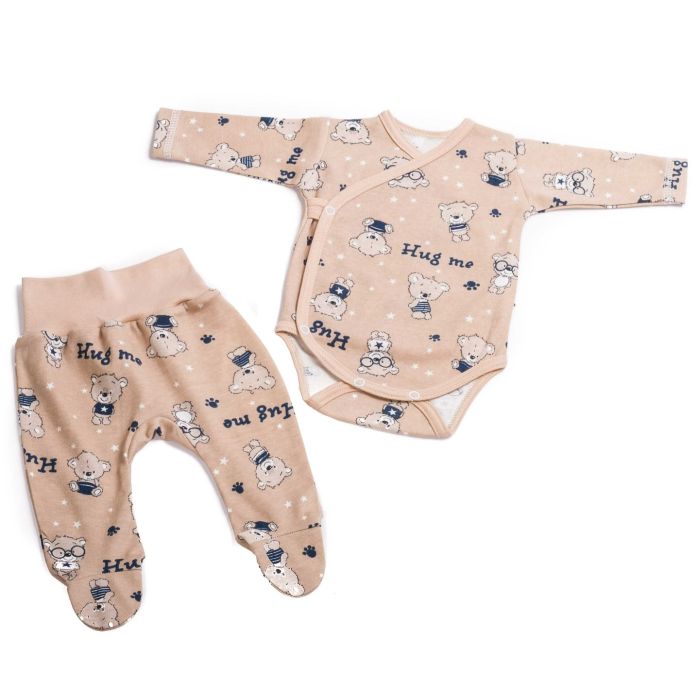 Beebiriided 2 osaline "Hug me" beež