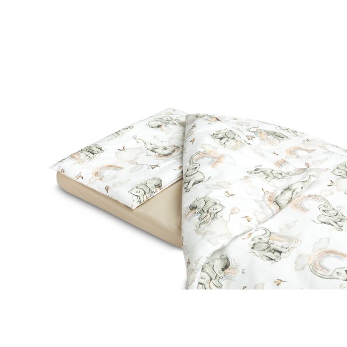 Voodipesu beebidele 135x100 "Cosy clouds" + voodilinad 120x60 