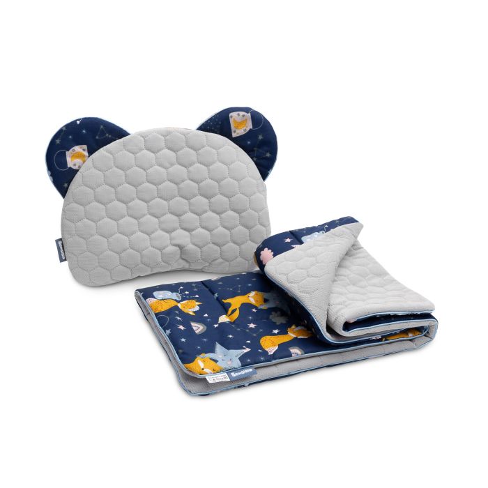 Beebitekk "Foxes" 56x76 cm ja padi 36x28 cm 