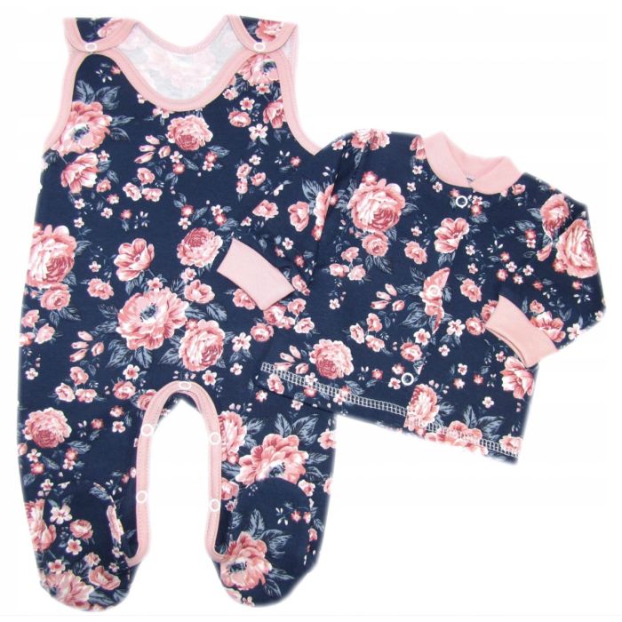 Beebiriided 2 osaline "Navy flora" 