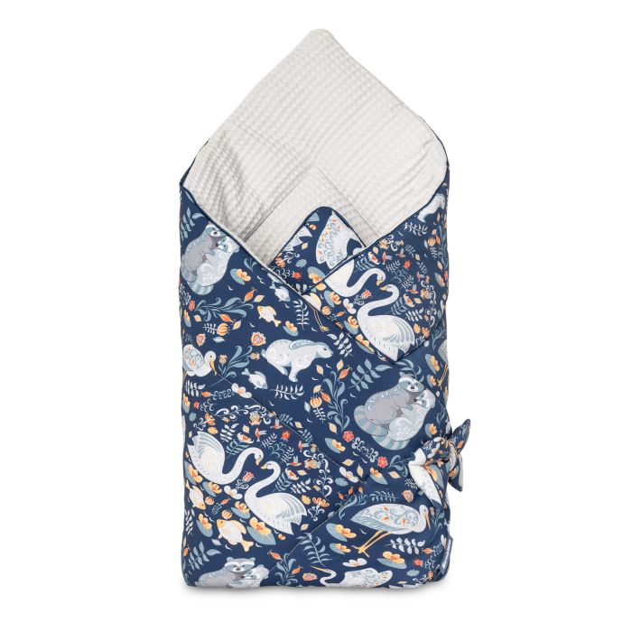 Beebi magamiskott -tekk (Kahepoolne) Love", sinine