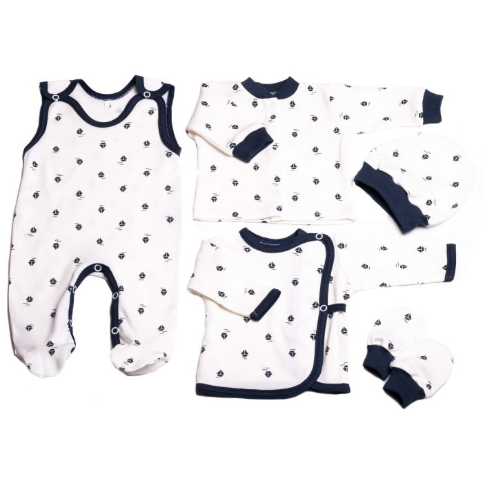 Komplekt vastsündinule 5-e osaline "Marine" 