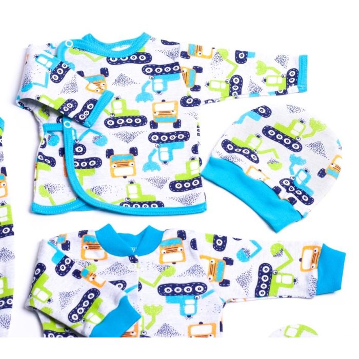 Komplekt vastsündinule 5-e osaline "Cars" sinine