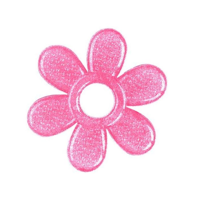 Närimisrõngas Babyono "Flowers" roosa