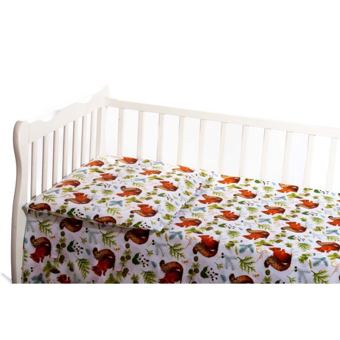 Voodipesu beebidele 135x100 "Nut lovers"  