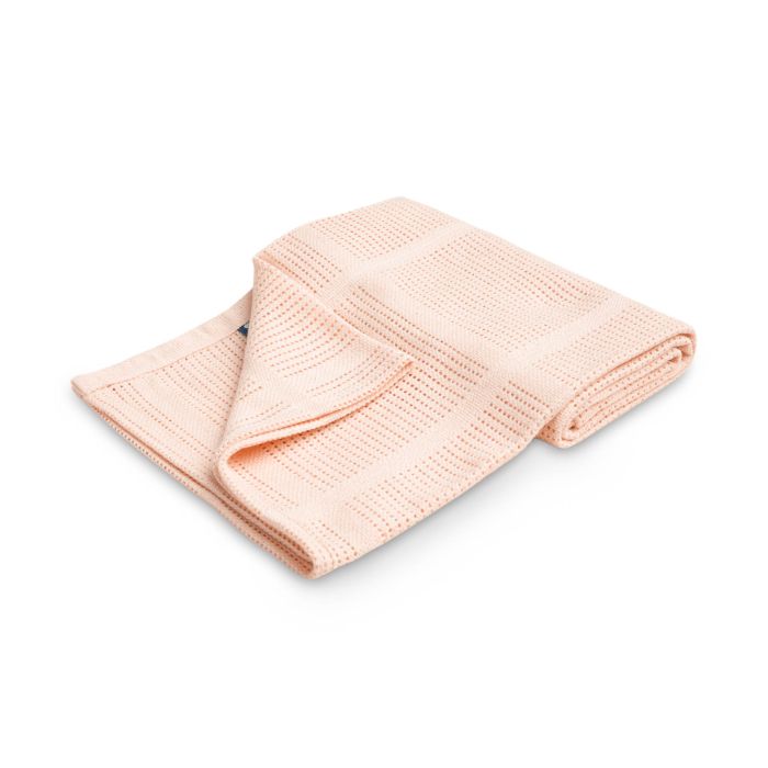 Puuvillane beebitekk "Lulu light pink" 95x95 cm 