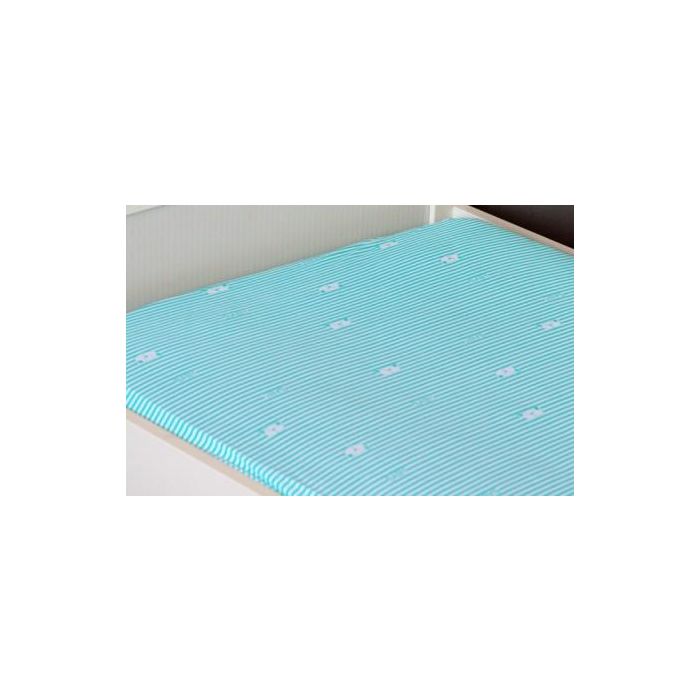 Kummiga voodilina  "Baby bears" roheline 120x60 BABYDO™