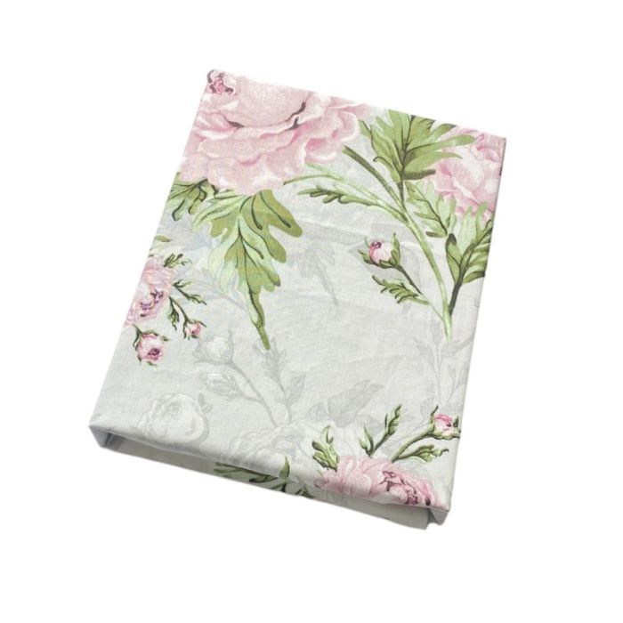 Puuvillane kummiga voodilina 60x120 cm "Retro flowers" 