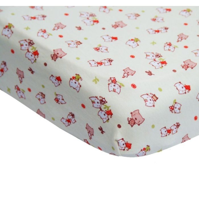 Kummiga voodilina  "Kitty" 120x60 BABYDO™