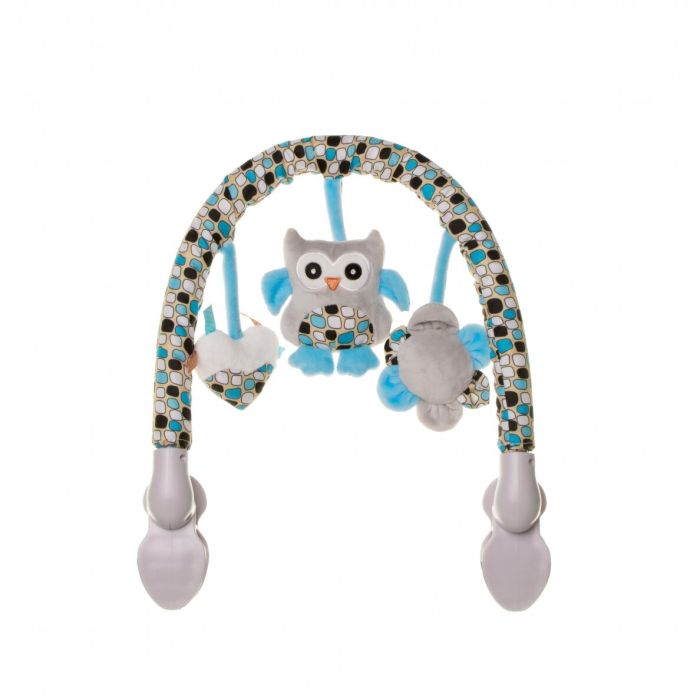 Mängukaar beebitoolile/vankrile  "Owl blue"