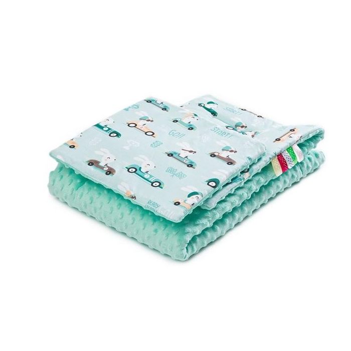 Laste pleed "Bunny" 100x75cm ja padi 30x35cm