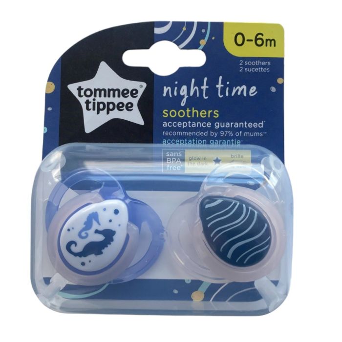 Lutt Tommee Tippee "Night Time" 0-6k  2 tk