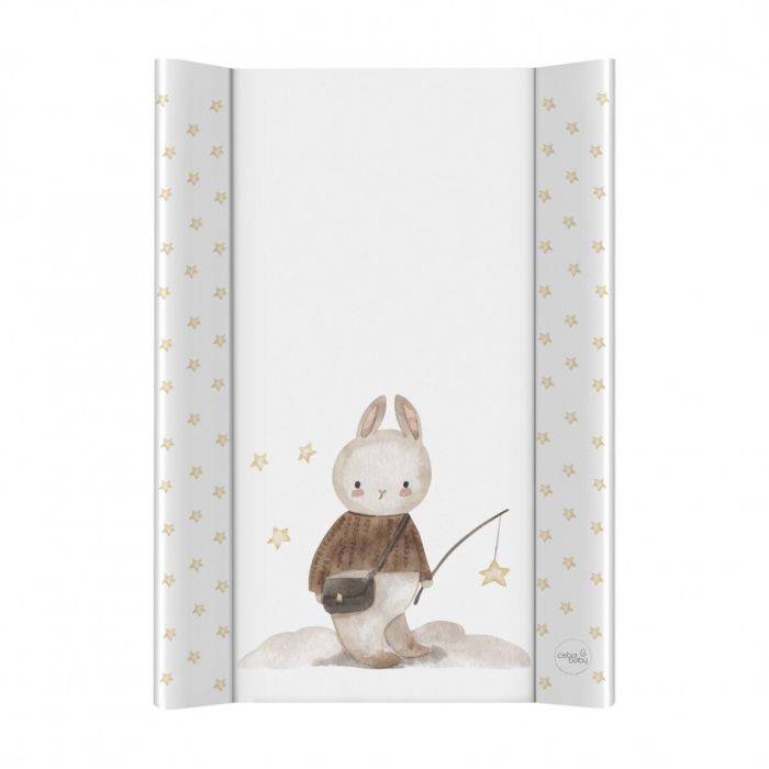 Mähkimisalus 50x70 "Bunny & stars" kõva põhjaga