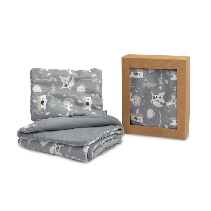 Musliin ja puuvillane beebitekk "Friends" hall 