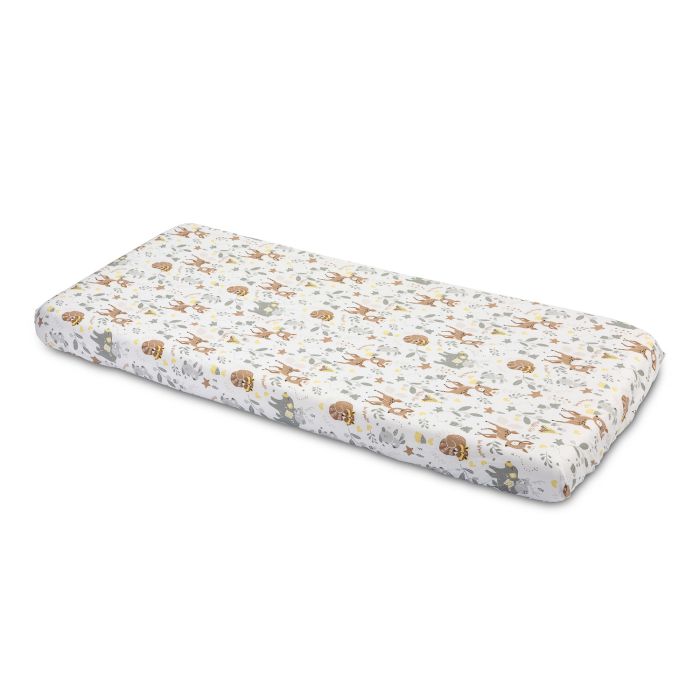 Kummiga voodilina "Forest life" 60x120 - puuvil