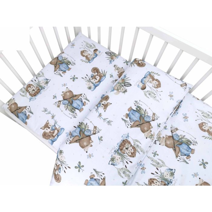 Voodipesu beebidele 135x100 "Travel time" 