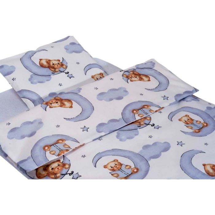 Võrevoodi voodipesukomplekt  80x70cm "Lunar Bear" 