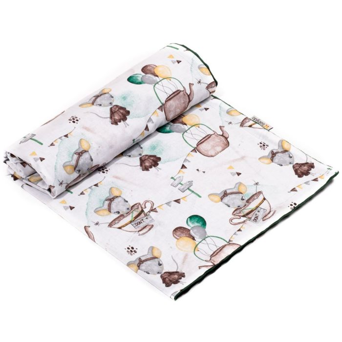 Beebitekk 100x75cm "Baby mouse" roheline