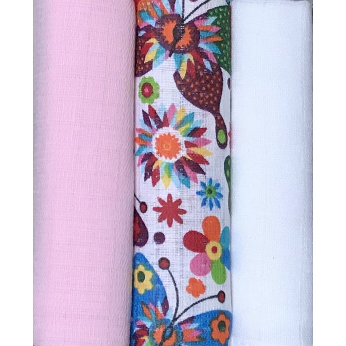 Puuvillaste mähkmete komplekt, 3 tükki, "Summer"