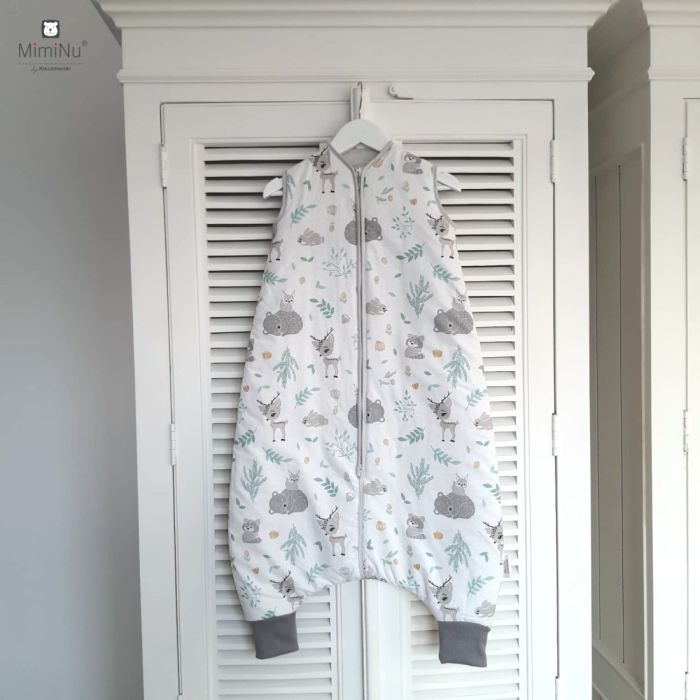 Beebi jalaosadega magamiskott "Raccoon & Friends" 2-2.5 TOG