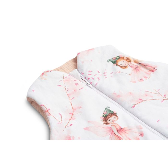 Beebi jalaosadega magamiskott "Fairies in pink" 1 TOG/ 2.5 TOG L /XL