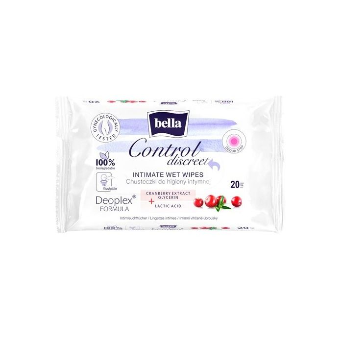 Niisked salvrätikud  Bella Discreet  Intimate wet wipes 20 tk