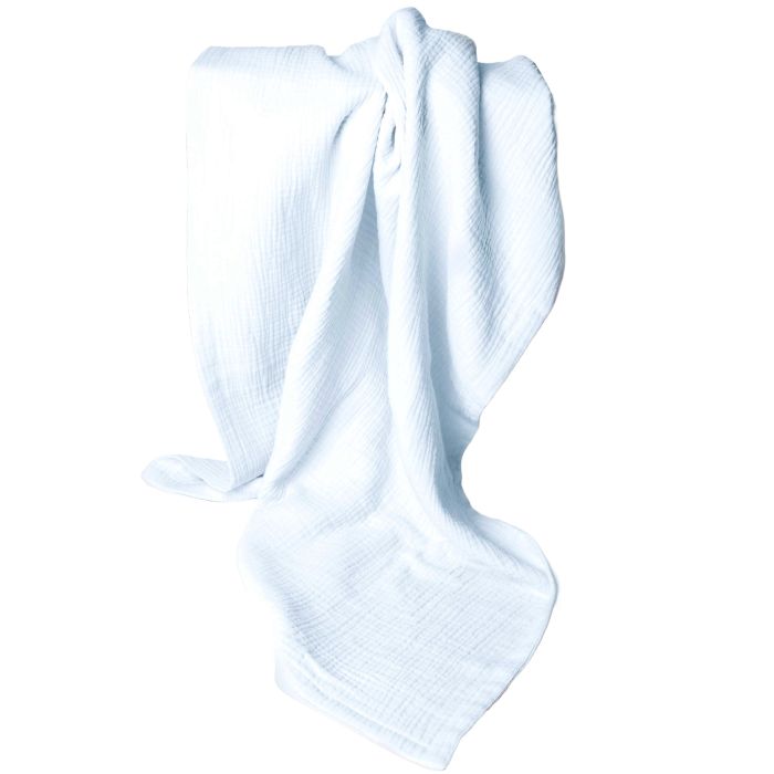 Musliin beebitekk "Toffee white" 75x100 cm 