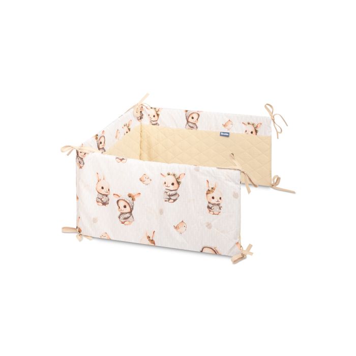 Musliinist voodipehmendus beebile 180 cm "Lissie" 