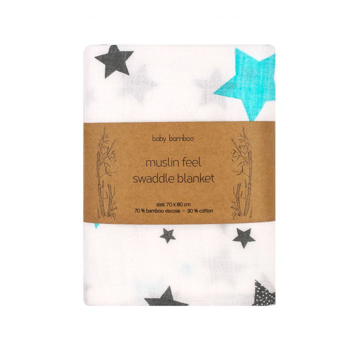 Musliinist mähe "Stars" 80x70