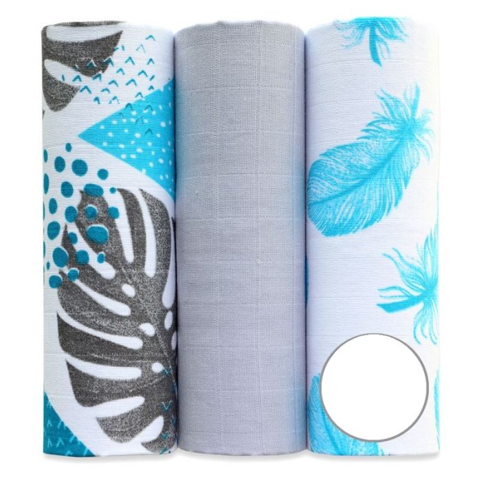 Muslino vystyklų rinkinys kūdikiams "Nr5" 