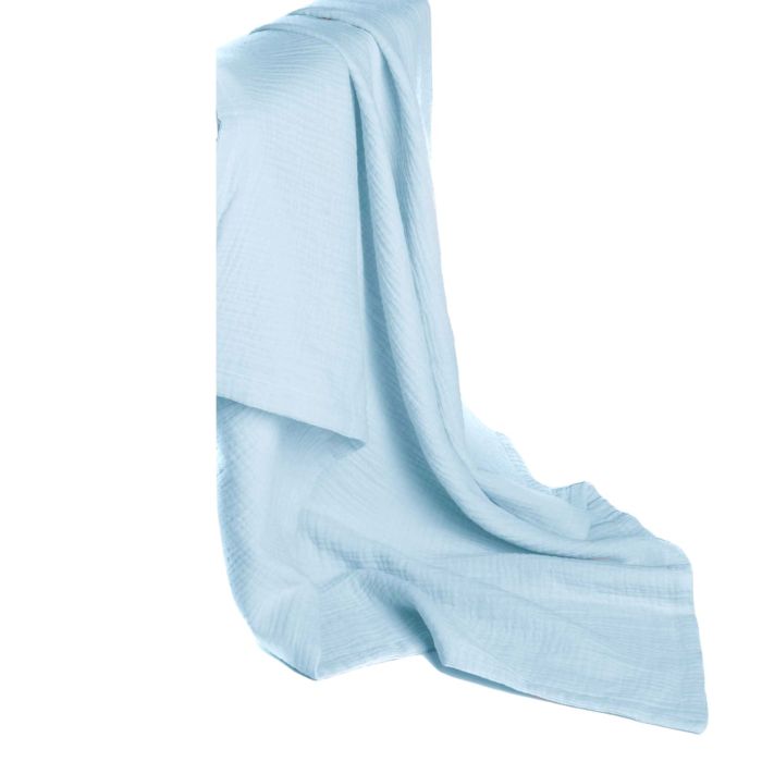 Musliin beebitekk "Toffee blue" 75x100 cm 