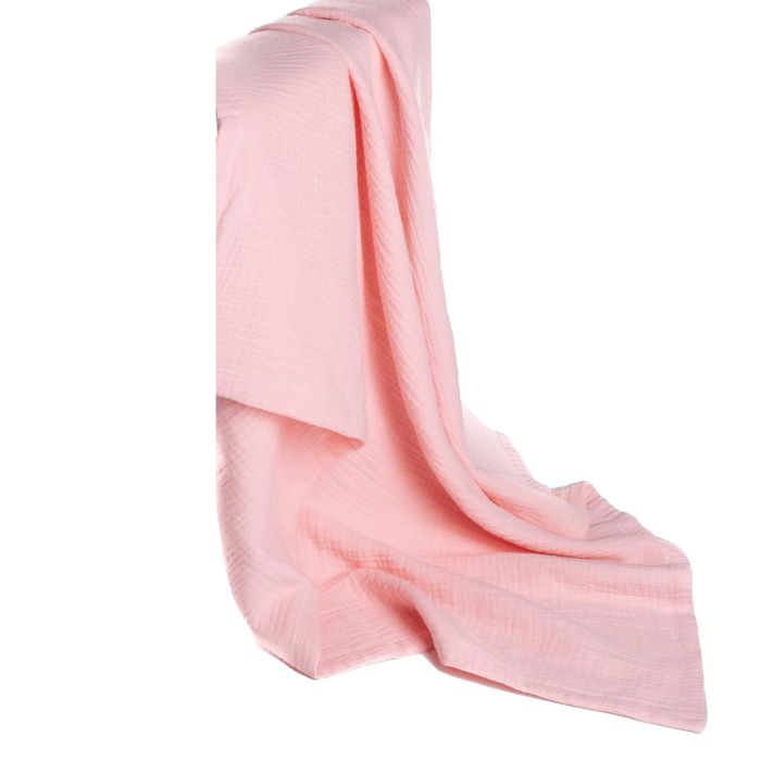 Musliin beebitekk "Toffee pink" 75x100 cm 