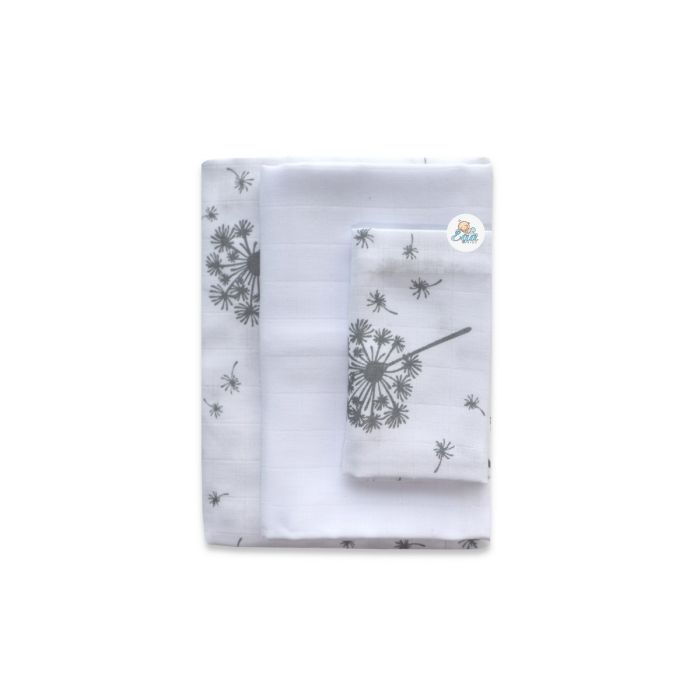 Musliinist lapid "Trio" 3 tk 120X120 60X80 38x38  cm Fly