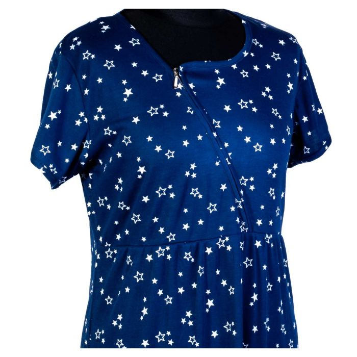 Puuvillane öösärk rasedatele naistele "Shine bright"