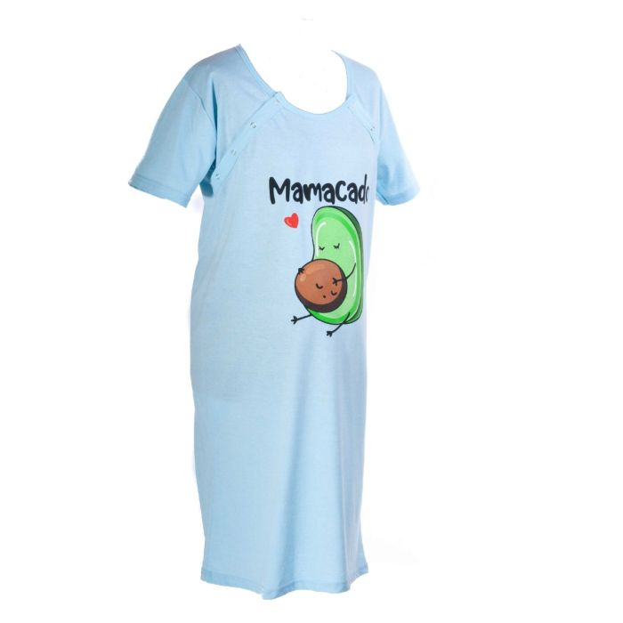 Puuvillane öösärk rasedatele naistele "Mamacado"
