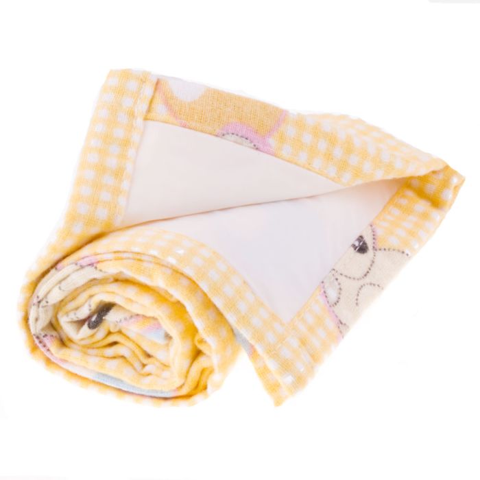 Neperšlampamas flanelinis paklotėlis 50x60cm 