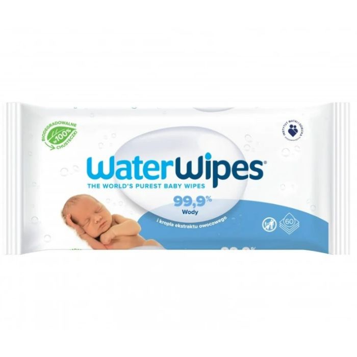 Niisked salvrätikud Water Wipes BIO 60 tk
