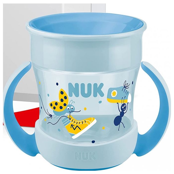 NUK 360 mittelekkiv pudel 6+, 160 ml, sinine