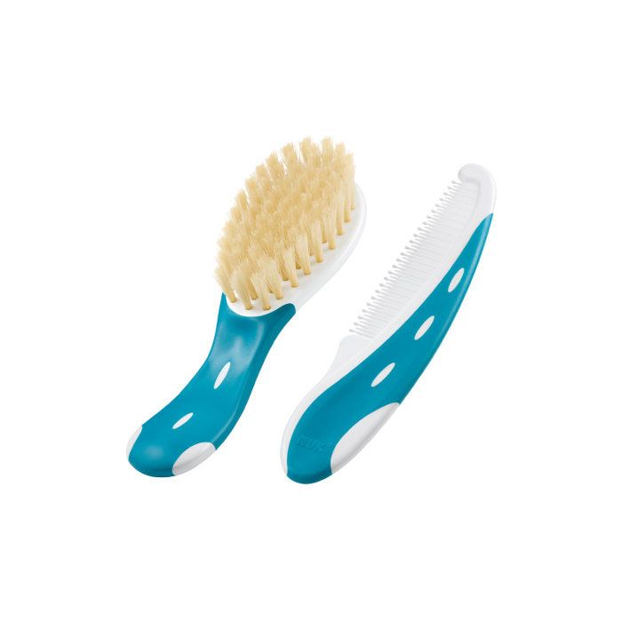 Hari ja kamm beebidele NUK, sinine