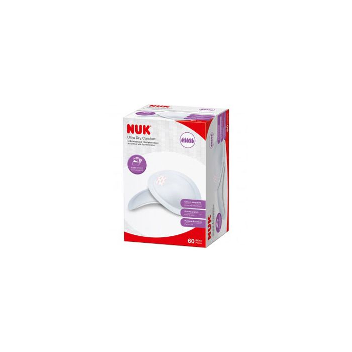 Ühekordsed rinnapadjad NUK Ultra Dry Comfort 60tk