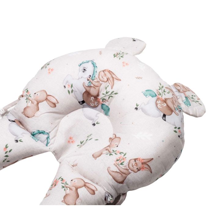 Ergonoomiline padi beebile - kookon (beebipesa) 45x70cm "Comfort" Unicorns