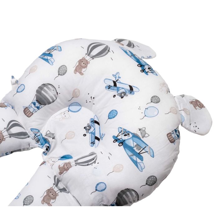 Ergonoomiline padi beebile - kookon (beebipesa) 45x70cm "Comfort" UP blue