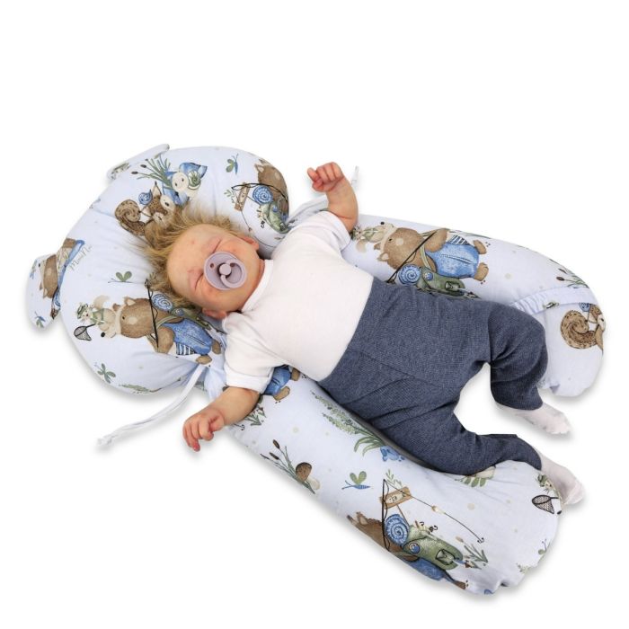 Ergonoomiline padi beebile - kookon (beebipesa) 45x70cm "Comfort" UP blue