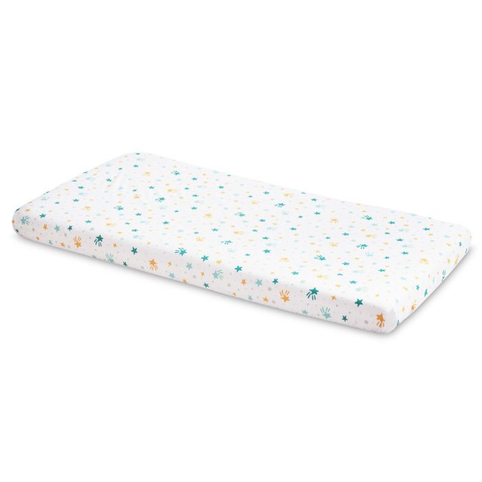 Puuvillane kummiga voodilina 60x120 cm "Starry breeze" 