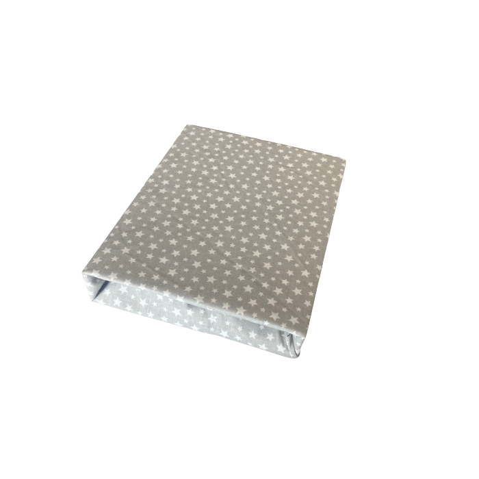 Kummiga voodilina "Milky way" 60x120 - puuvil