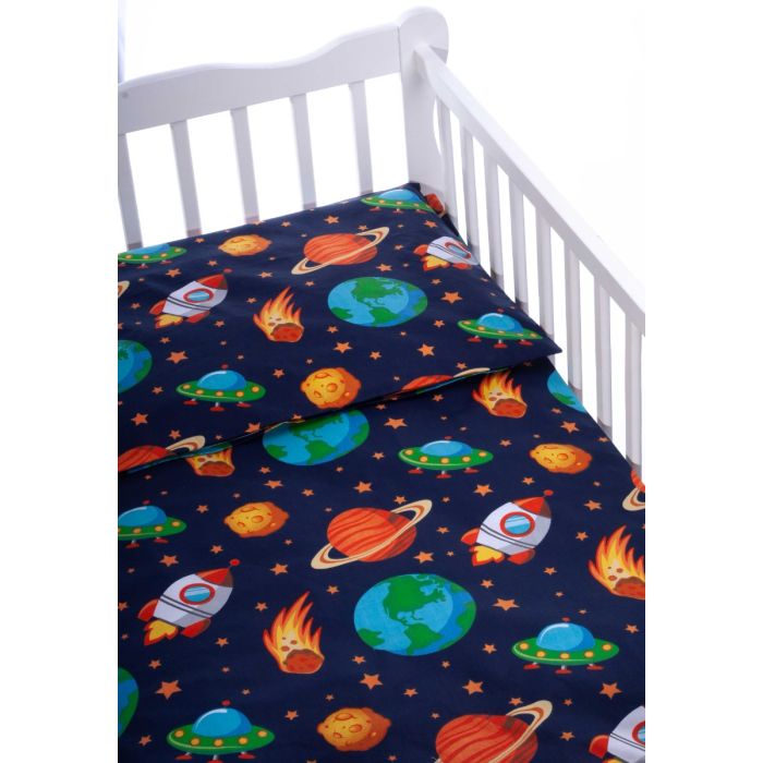 Voodipesu komplekt 135x100 "Cosmos" sinine