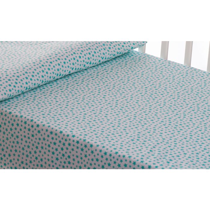 Beebi voodipesu 100x135 "Turkus stars" 