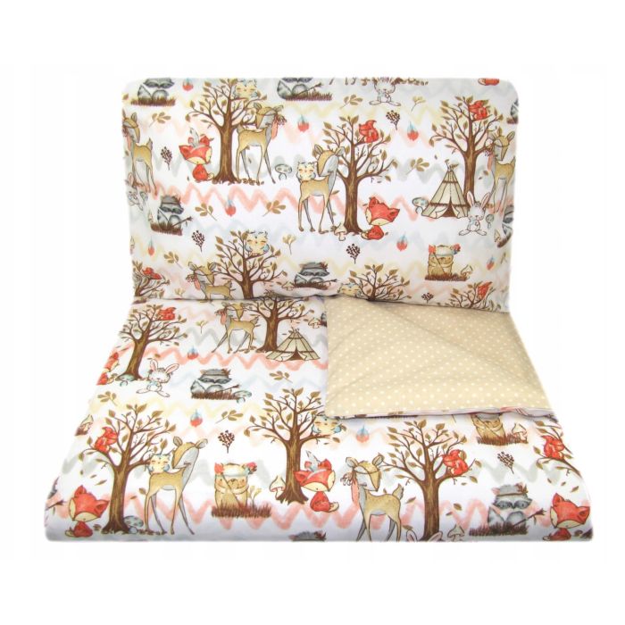 Beebi voodipesukomplektid  100x135 "Raccoon" hall 